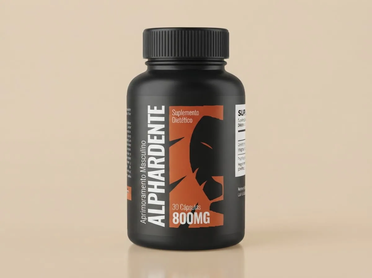 Alphardente Cápsulas, frasco de 30 cápsulas de 800 mg
