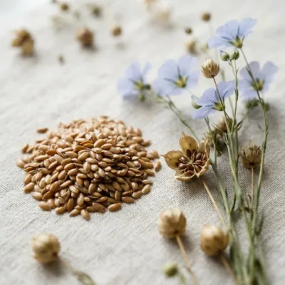 Semillas de linaza, Linum usitatissimum