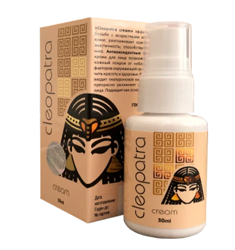 Cleopatra yaşlanma karşıtı bakım kremi 30 ml pompalı şişe ve kutusu