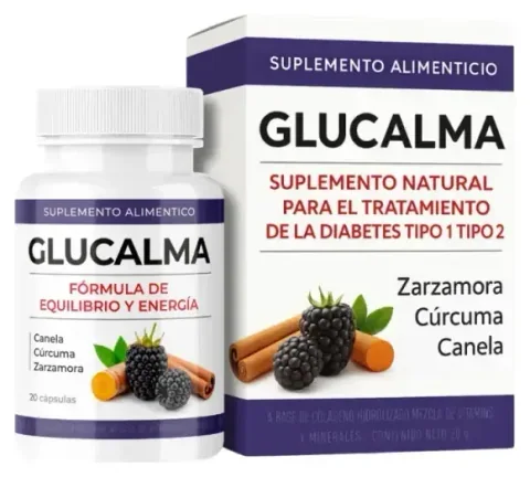 Envase de Glucalma — México