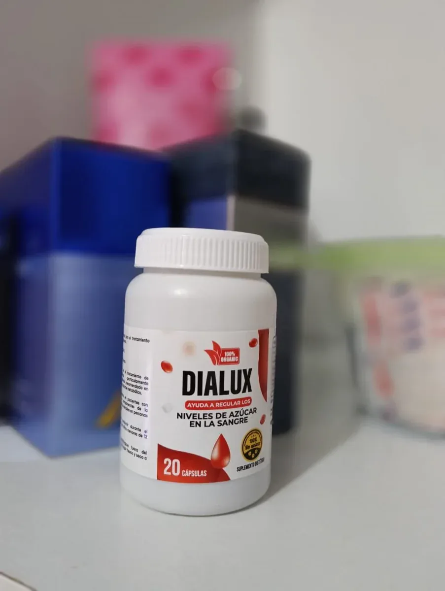 Dialux — foto real del producto recibido, no una imagen de estudio