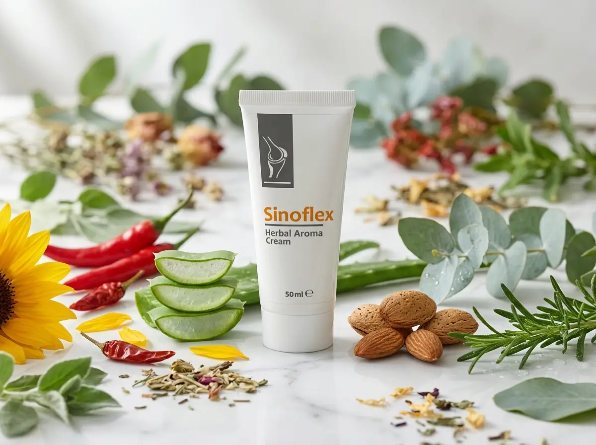 Ingredientes de origen natural de la crema Sinoflex