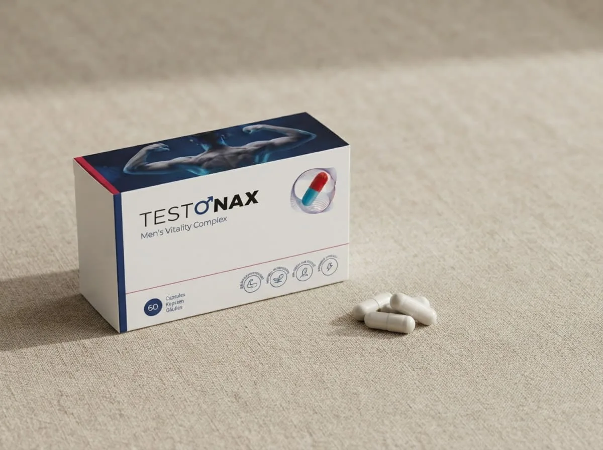 Testonax Packung mit zwei Kapseln — der Tagesdosis