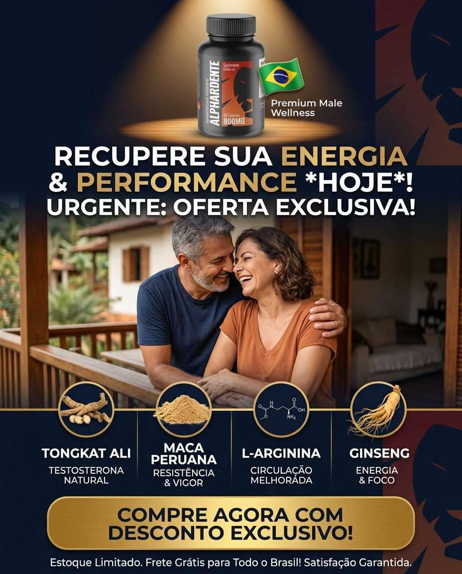 Alphardente Cápsulas — perfil do usuário ideal, para quem é indicado este suplemento natural masculino
