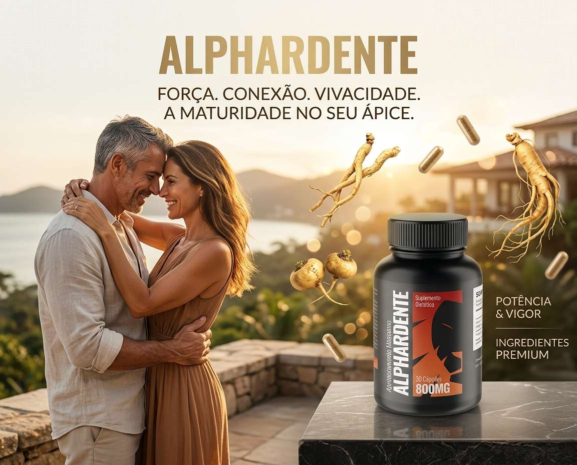 Alphardente composição — Tongkat Ali, Maca Peruana, L-arginina e Ginseng em análise científica