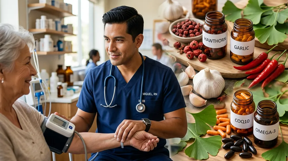 Apoyo natural orientado a Apoyo cardiovascular y de presión arterial