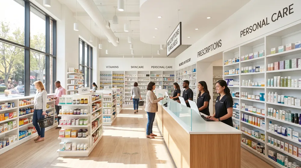 Punto de entrega oficial y red de farmacias